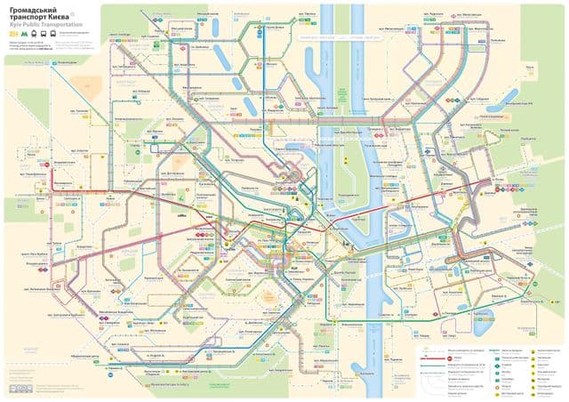 Kiev bus station map